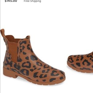 Hunter Original Leopard Print Classic Boots